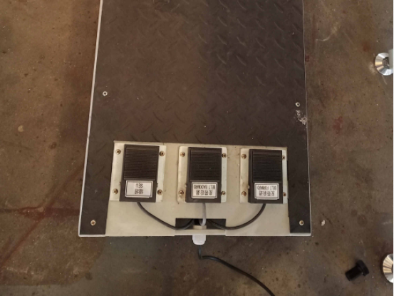 the control padel of automatic mattress tape edge machine