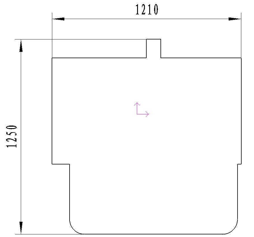 ZJQ automatic zigzag label machine layout size