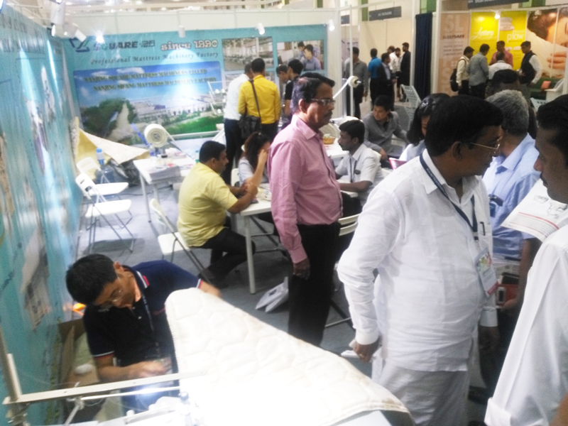 lots of people visit stalls