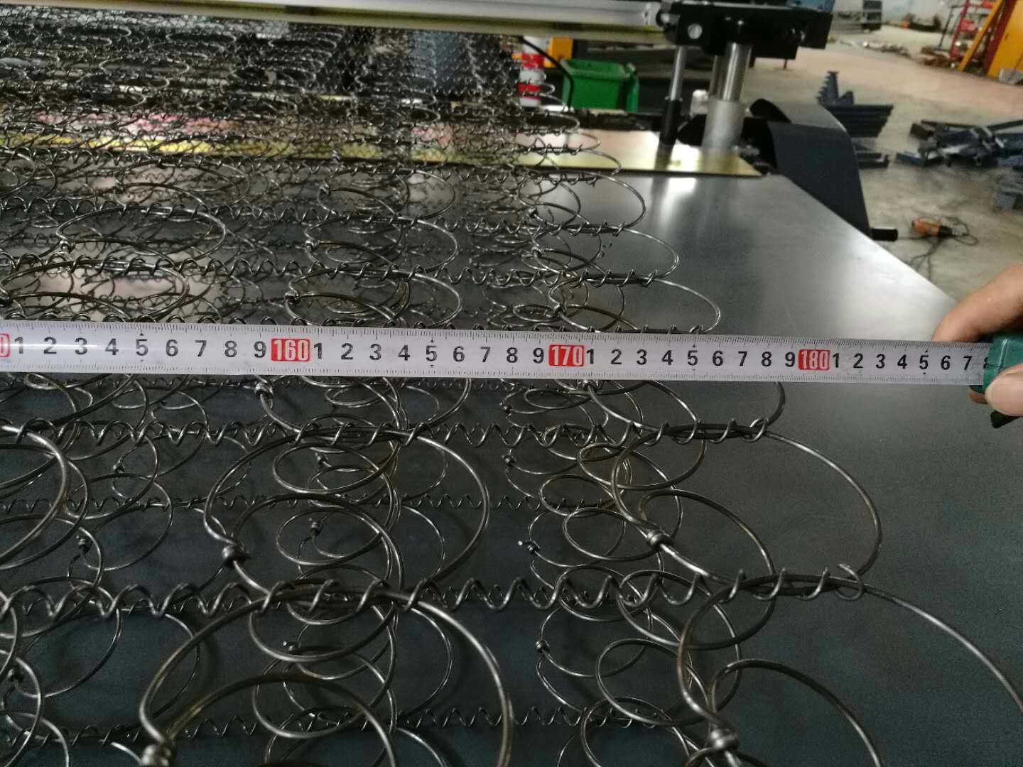 mattress spring measuring and checking 