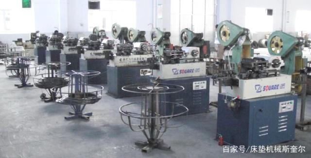 S shape spring machine in customers' factory