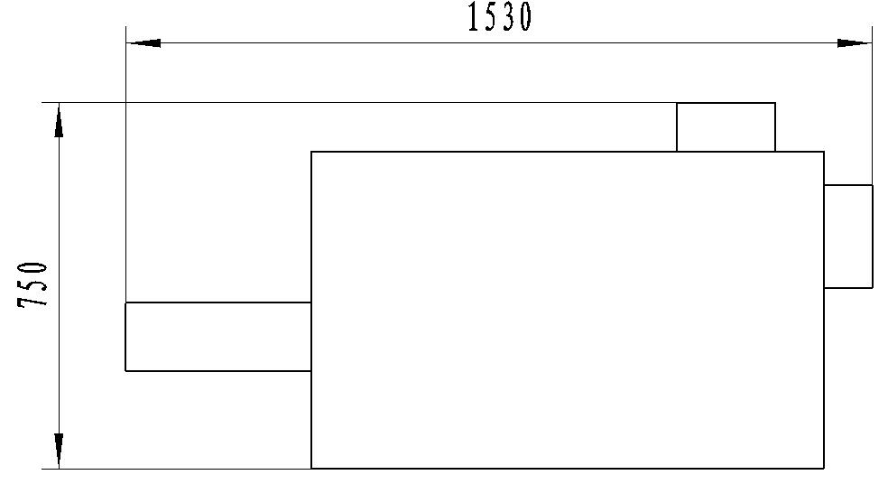 QH2 automatic S-Shape Spring forming machine layout size
