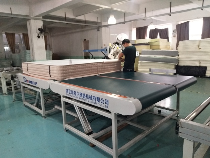 automatic mattress tape edge machine