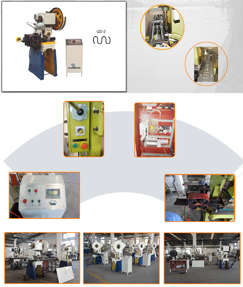 QD automatic s-shape spring cutting machine details