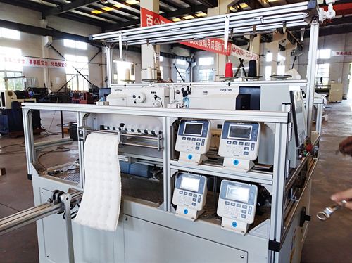 fully automatic mattress border side stitching machine