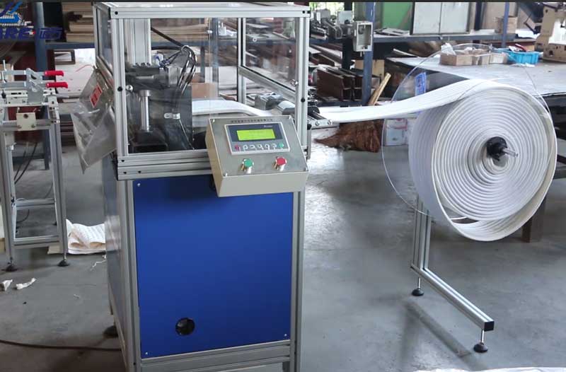 Automatic Mattress Border production line measuring, marking and