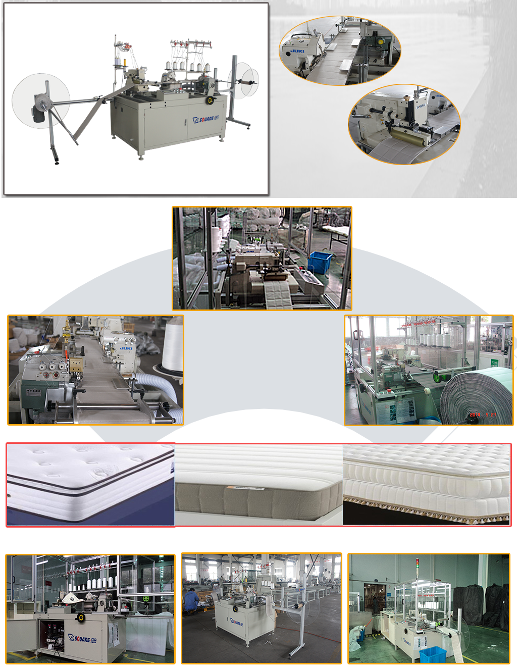 WKH1 double serging and quilting machine details