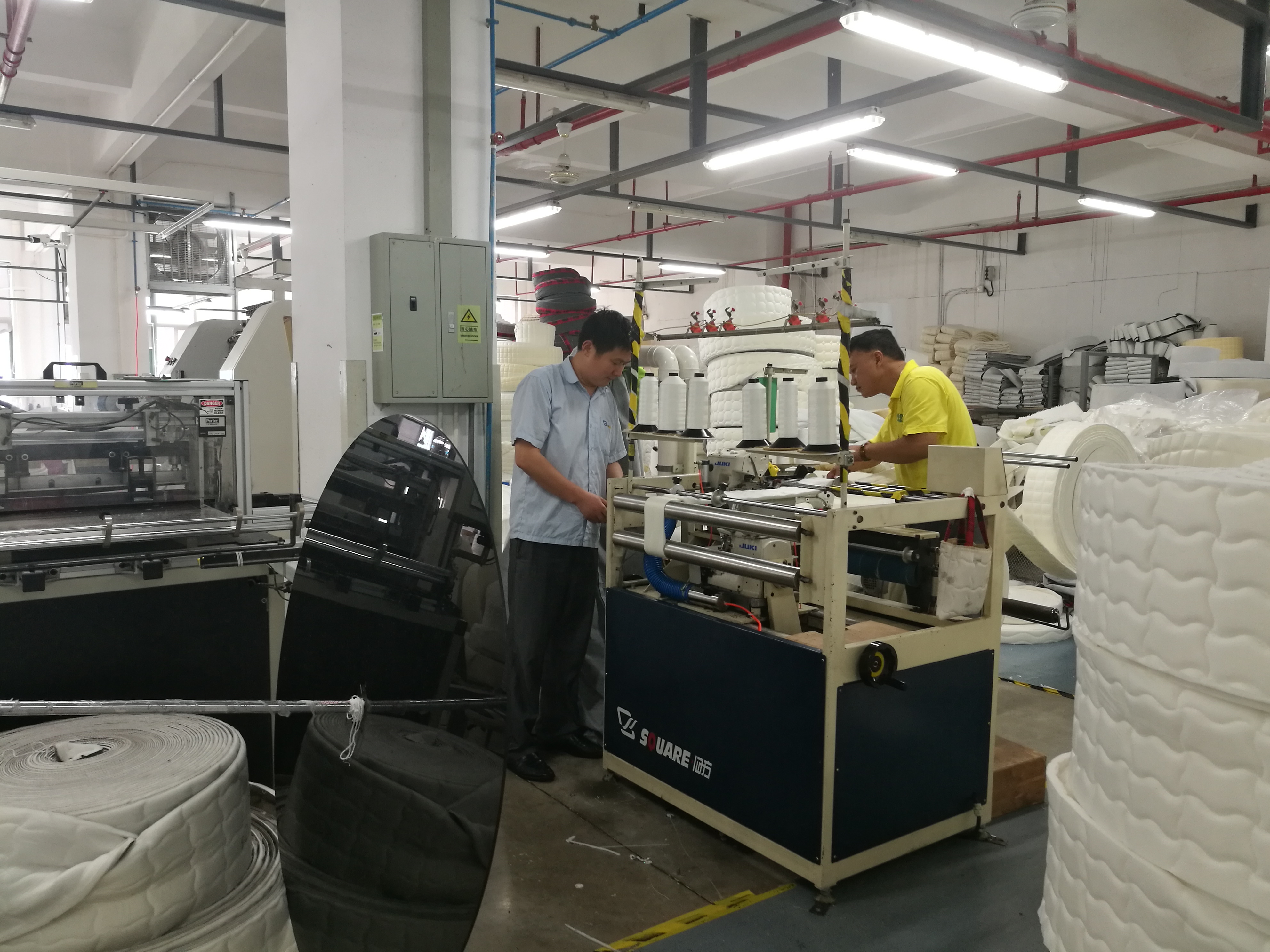 maintainence for old mattress machine